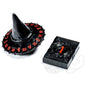 Polyhero - Shadow Wizard Hat & Spellbook Dice Set