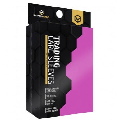 Powerwave Matte Card Sleeves 100 Pack - Pink