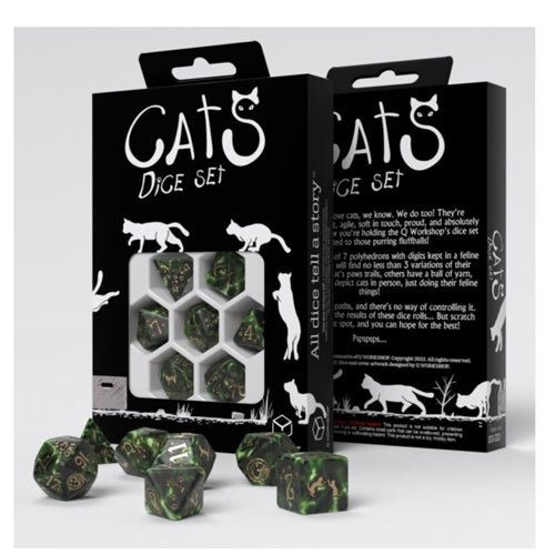 Q Workshop - Cats Pixel Dice Set